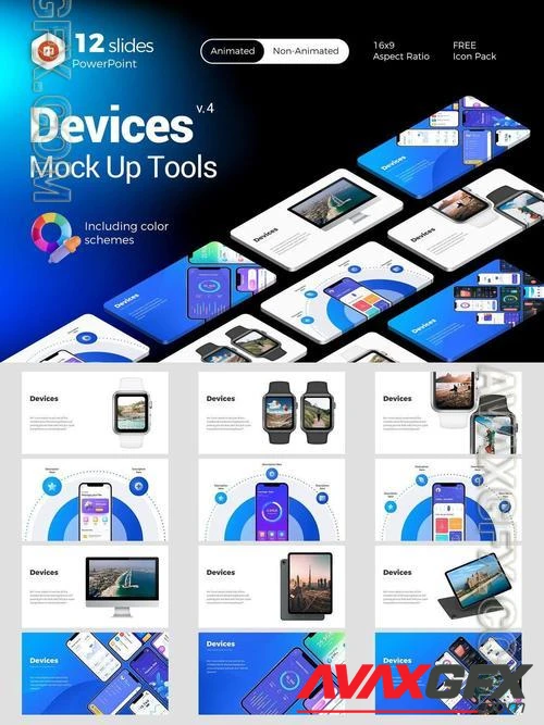 Devices Mockup Business Tools Animated
