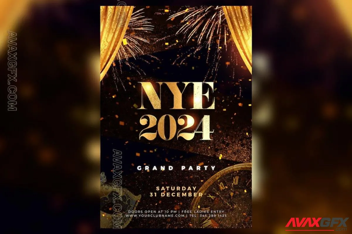 New Year Flyer 67Z9HTT