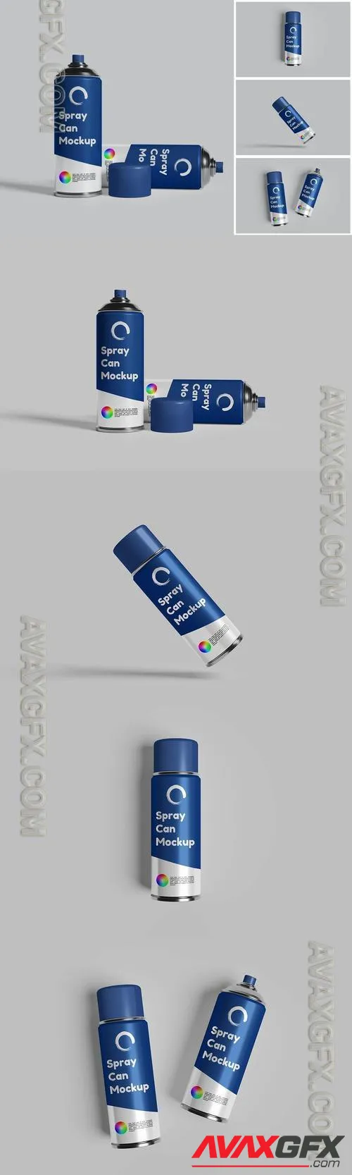 Spray Can Mockup