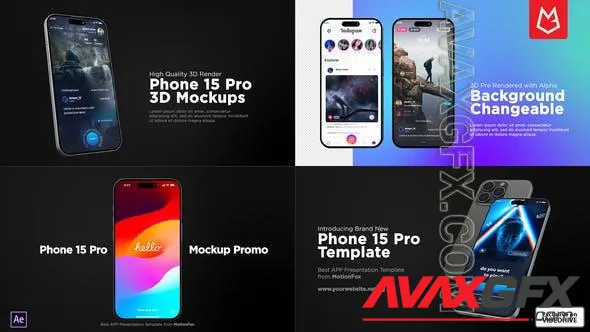 App Promo | Phone 15 Pro Mockup 49304885 Videohive