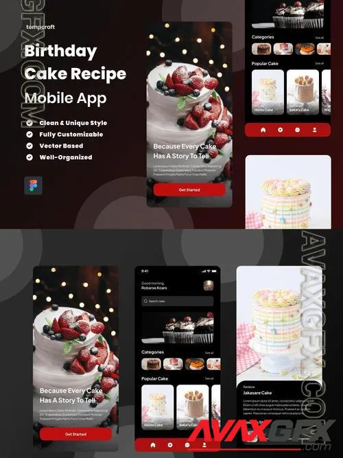 Birthday Cake Recipe Mobile Apps C8X9UQB