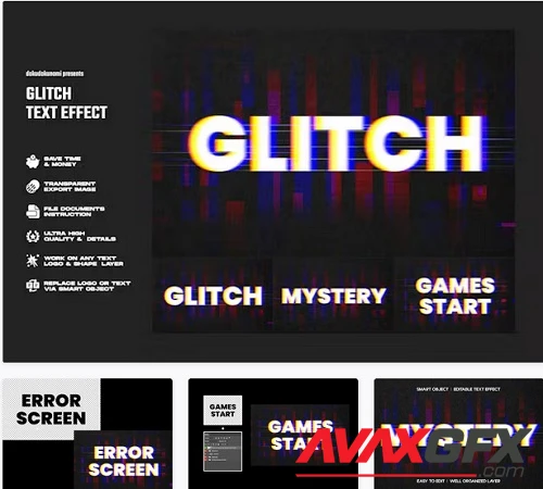 Glitch Text Effect - ZQW8A7Z