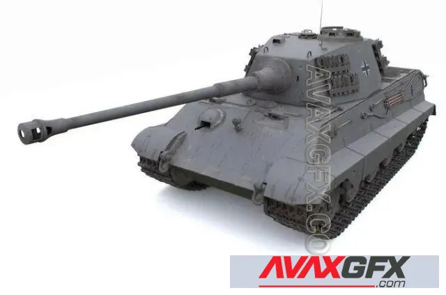 King Tiger Tiger 2 - 3D Model