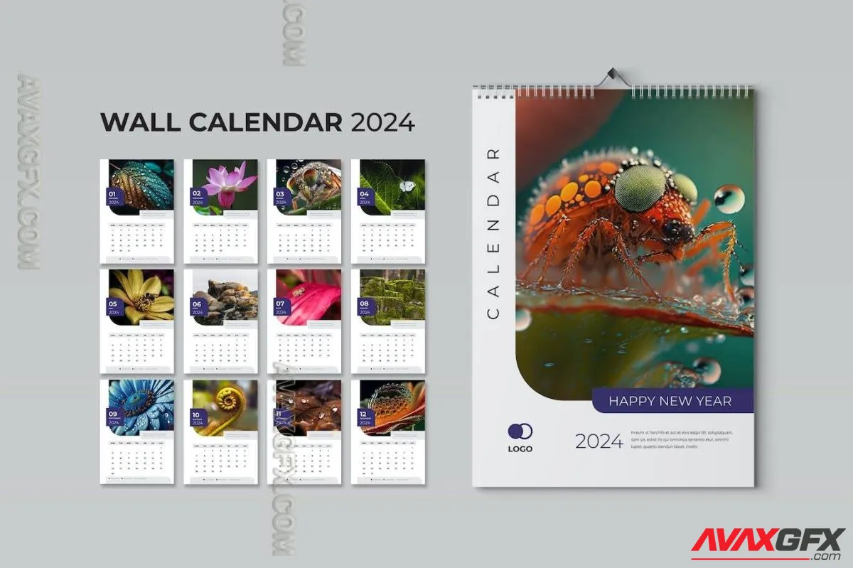 Wall Calendar 2024