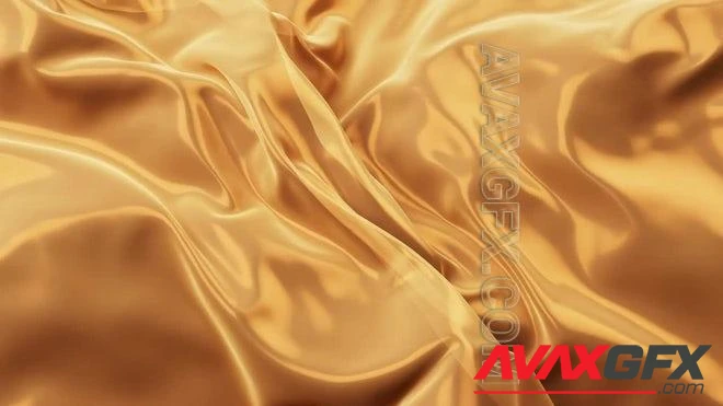 MA - Smooth Golden Wave Cloth Background 1448388