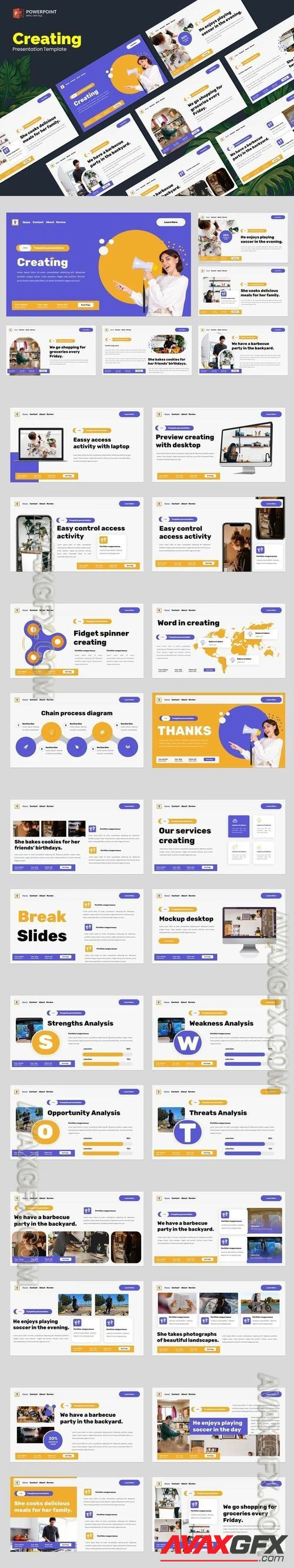 Creating - Creative Powerpoint Template