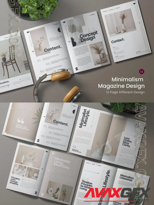 Minimalism Concept Magazine DF8DEPB