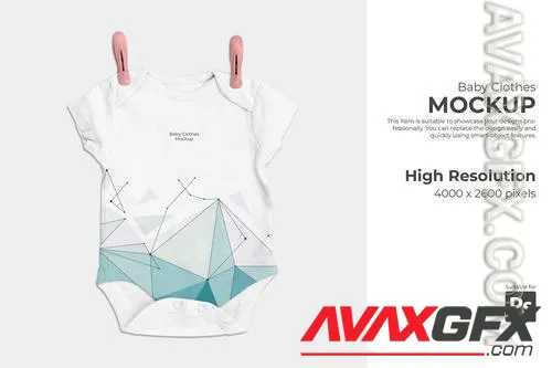 Baby Clothes Mockup