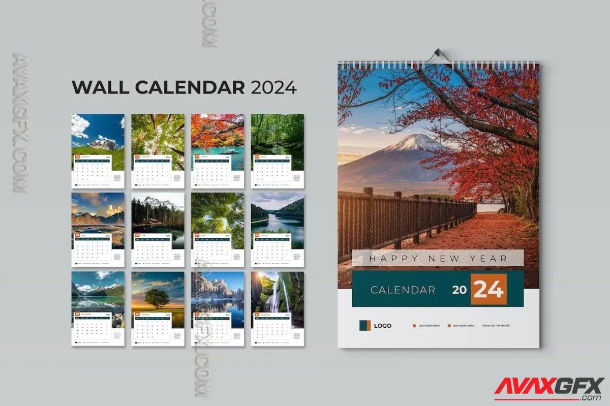 Wall Calendar 2024
