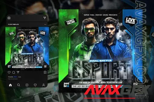 E-Sport Flyer Template