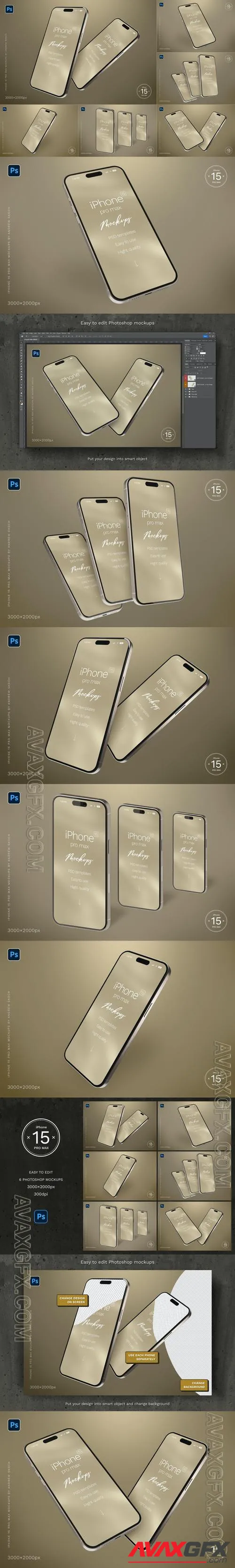 iPhone 15 Pro Max Mockup