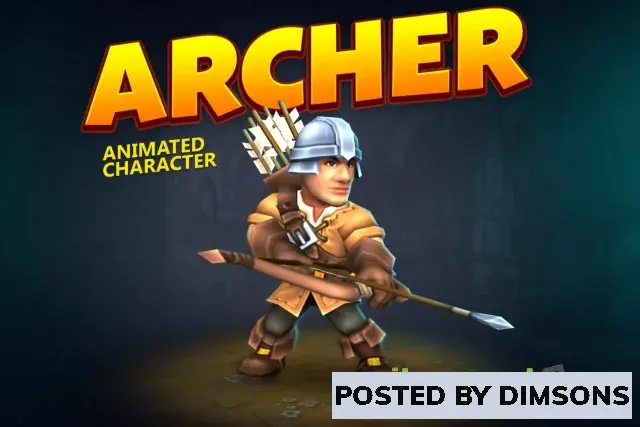 Unity 3D-Models Archer character v1.0