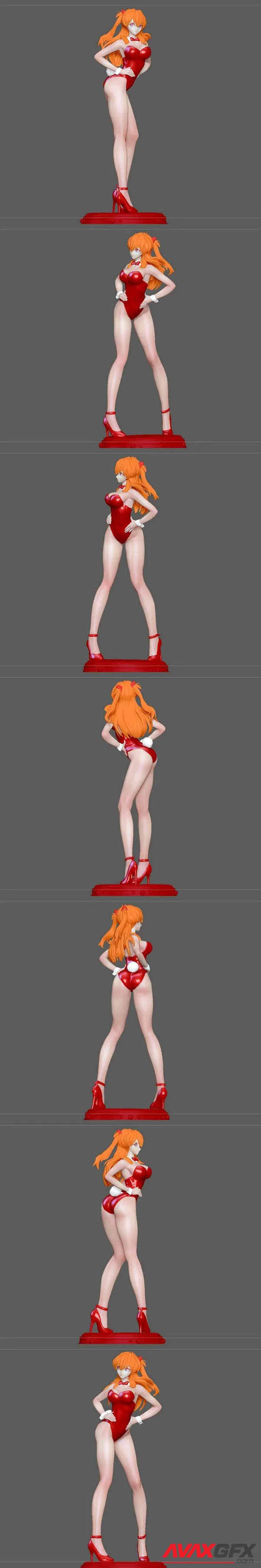 Asuka Langley Sexy Bunny Evangelion – 3D Print