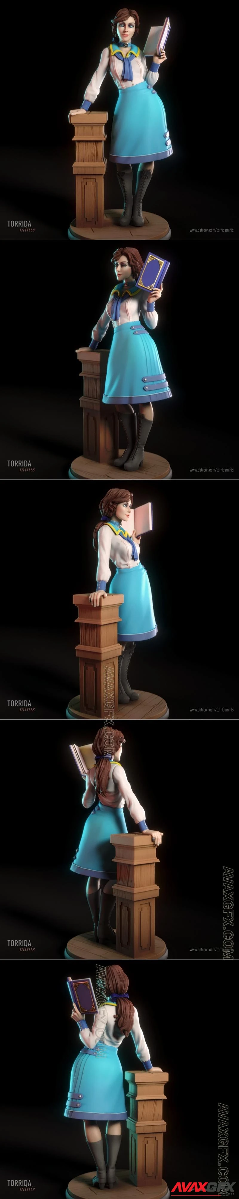 Torrida Minis - Elizabeth Bioshock - STL 3D Model