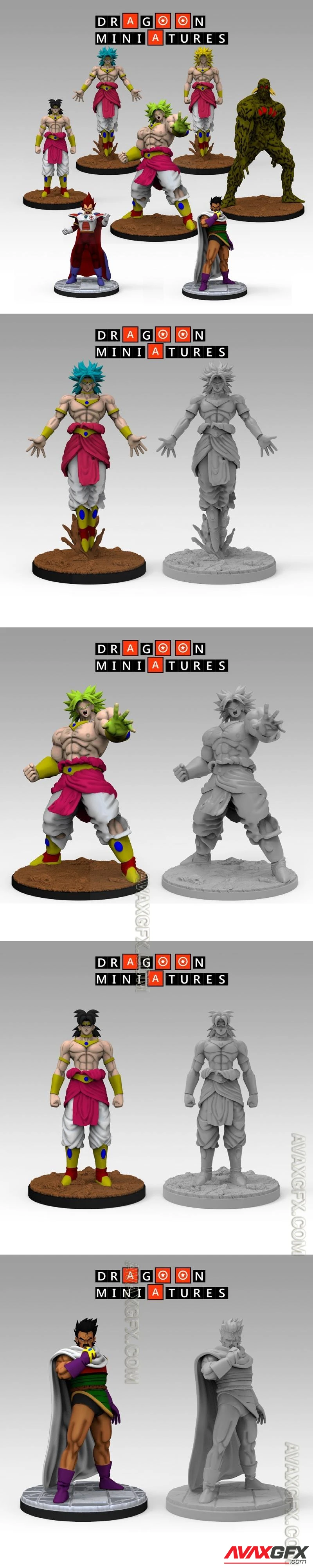 Dragoon Miniatures - Broly Sagas Term 15 - STL 3D Model