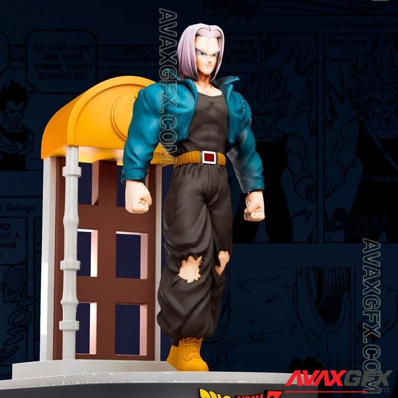 Dragon Ball - Trunks Time - STL 3D Model