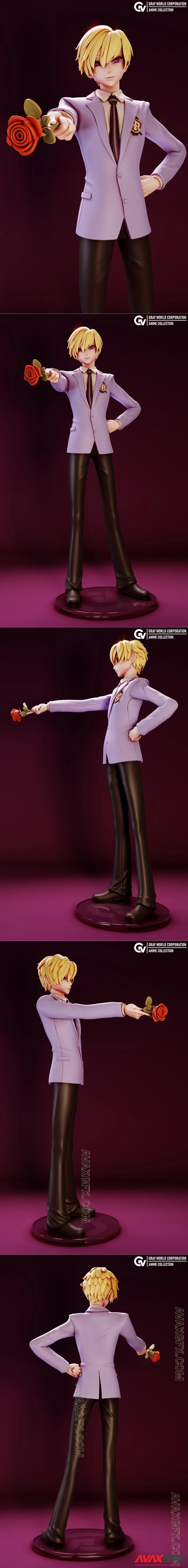 Ouran High School Host Club - Tamaki Suoh - STL 3D Model