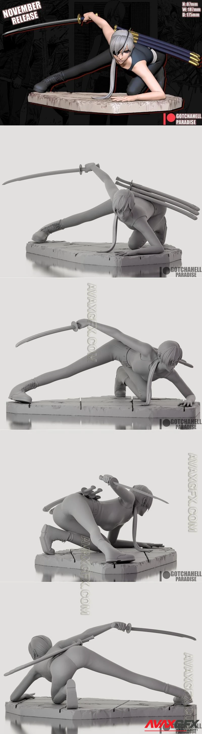 Quanxi - Chainsaw Man - STL 3D Model