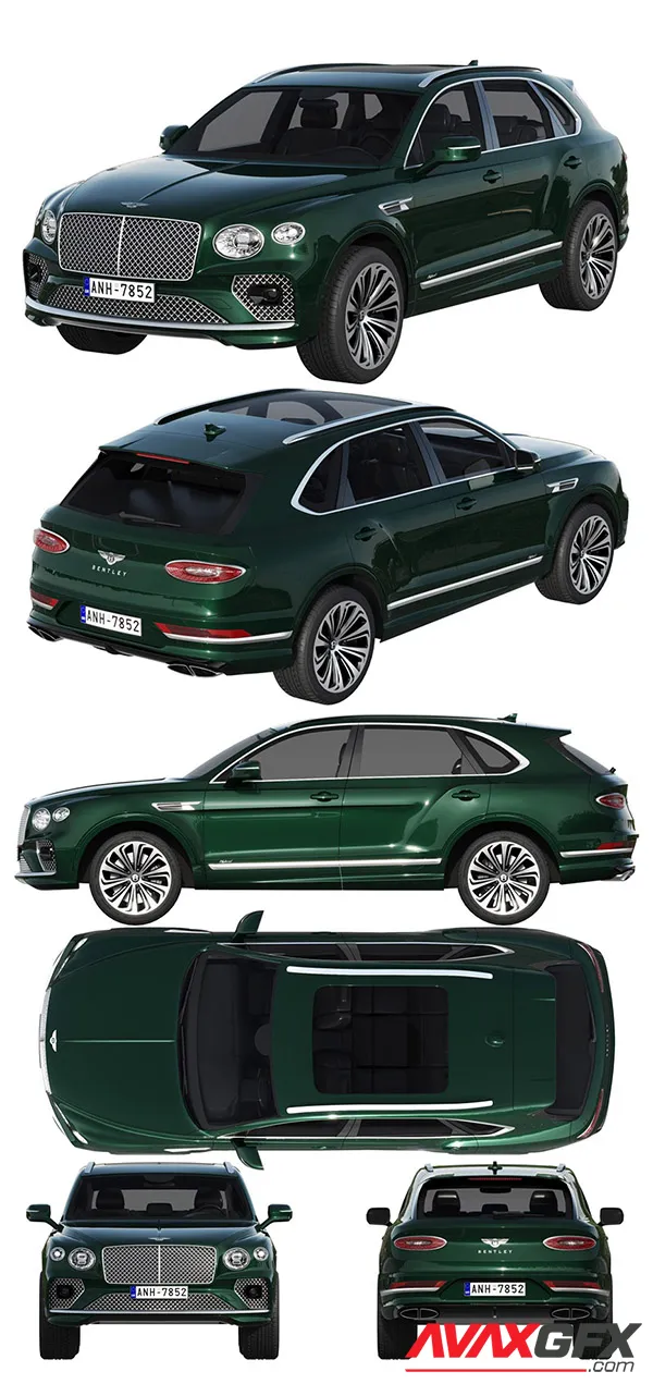 Bentley Bentayga Hybrid 2021 3D Model