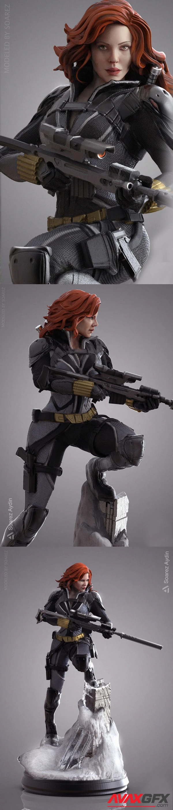 Black Widow Ver1 – 3D Print