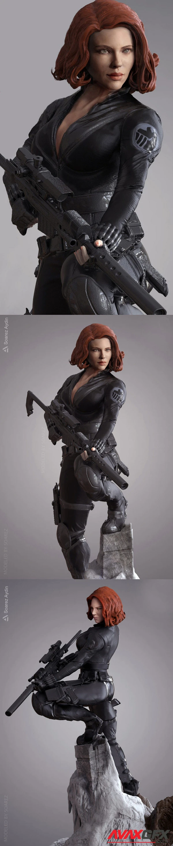 Black Widow Ver2 – 3D Print