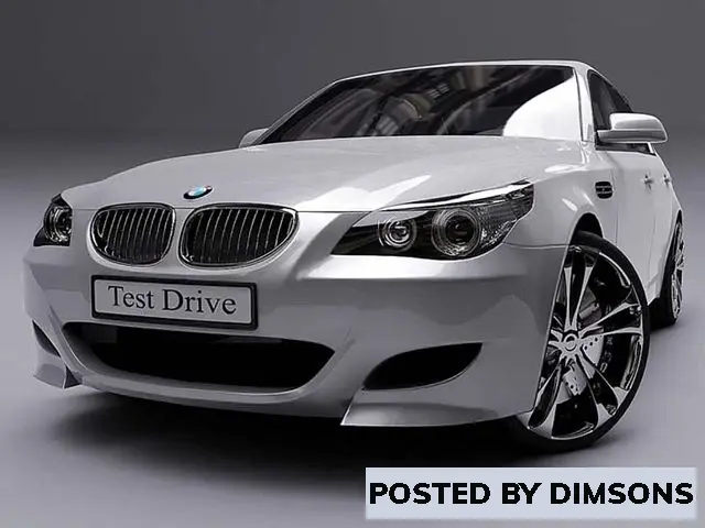 Vehicles, cars BMW M5 modern car - 3D Model