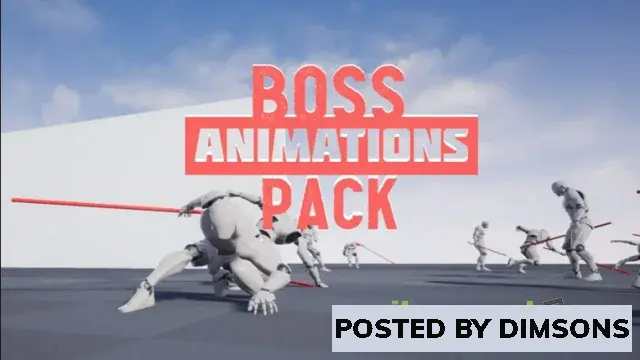 Unreal Engine Animations Boss Animations Pack v4.27, 5.0