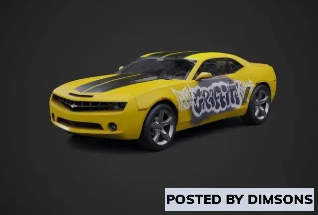 Vehicles, cars Chevrolet Camaro Fifth Generation - 3D Model