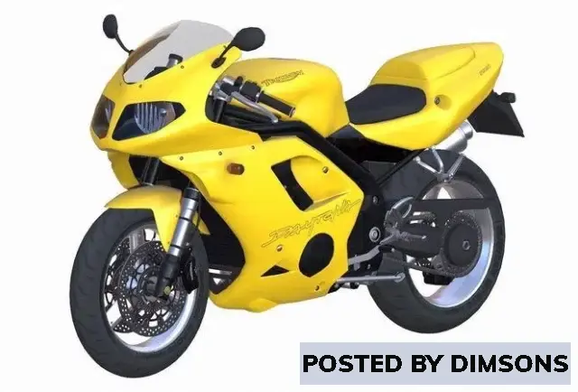 Bikes Daytona Triumph 955i - 3D Model