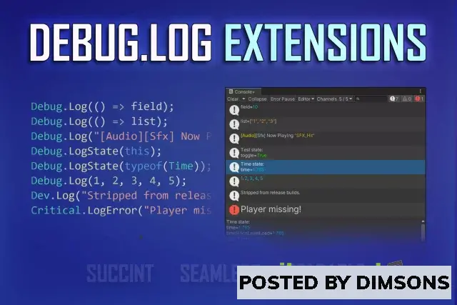 Unity Tools Debug.Log Extensions v1.2.6