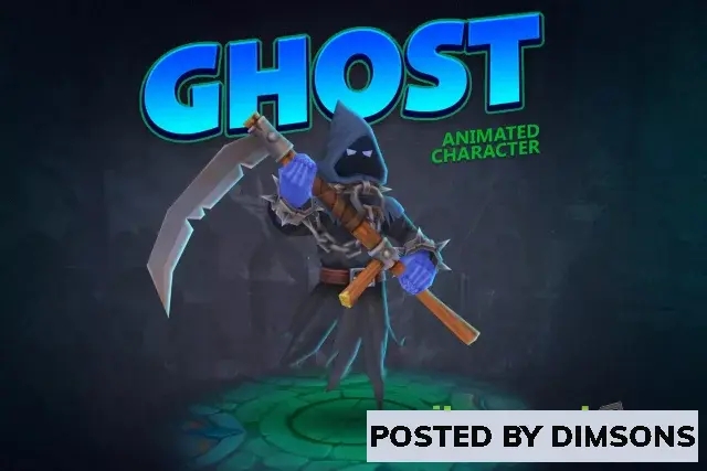 Unity 3D-Models Ghost animated character v1.0