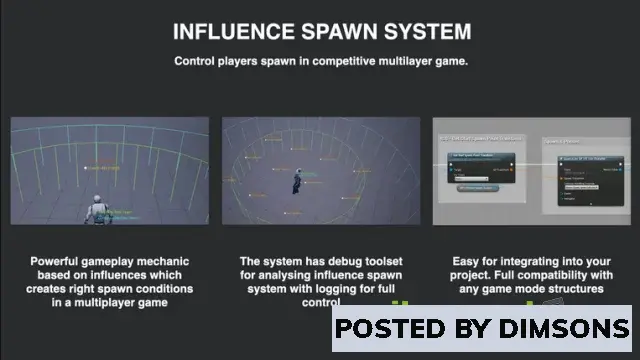 Unreal Engine Blueprints Influence Spawn System v5.0