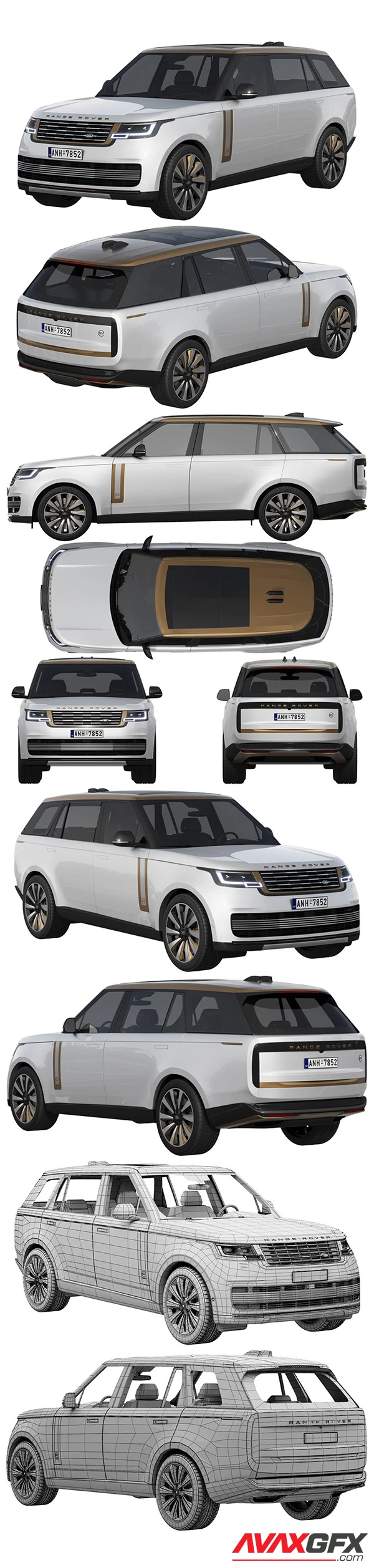 Land Rover Range Rover SV LWB Serenity 2022 3D Model