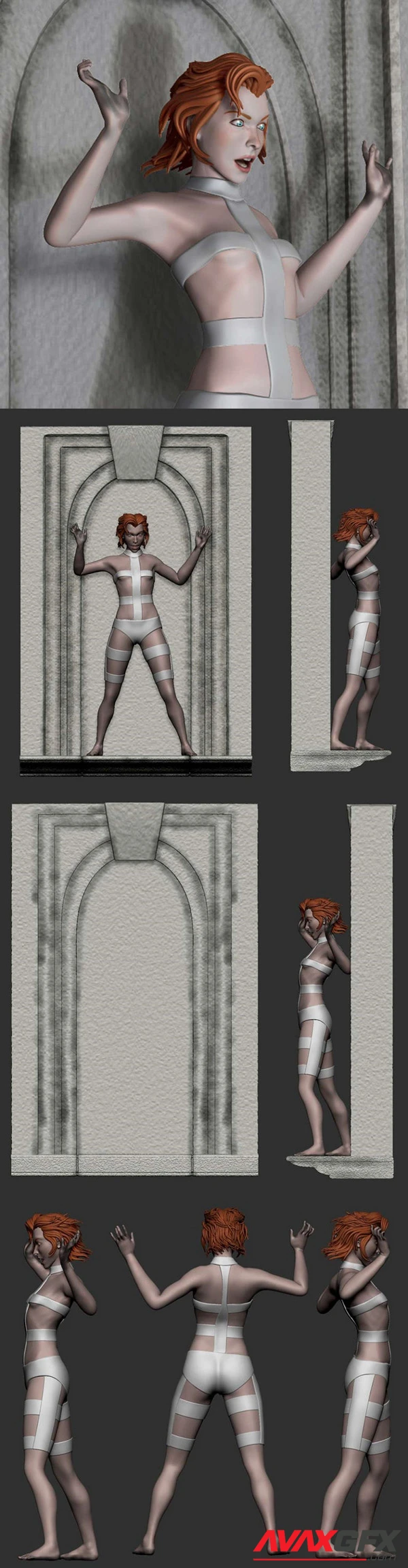 Leeloo Bandages – 3D Print