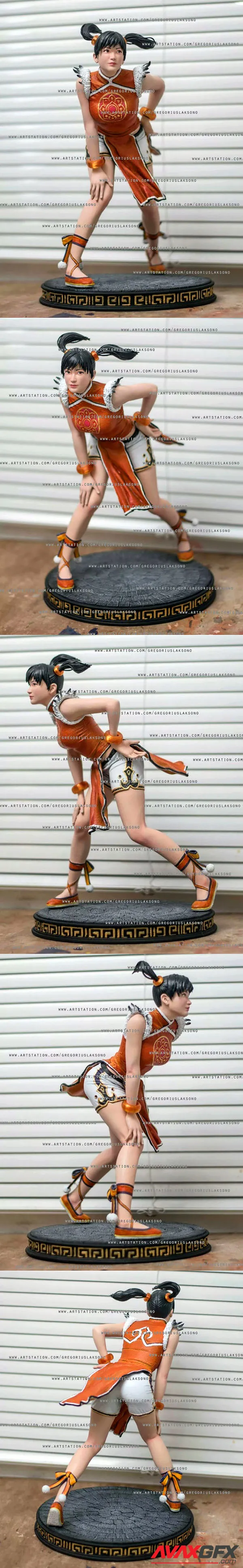 Ling Xiaoyu from Tekken – 3D Print