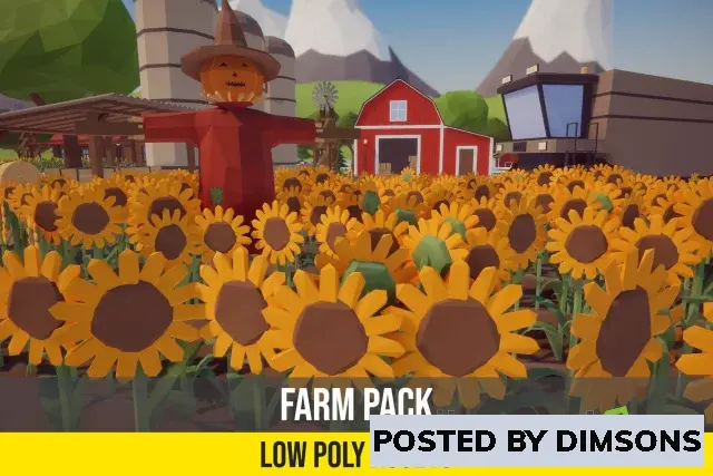 Unity 3D-Models Low Poly Farm Pack v1.1