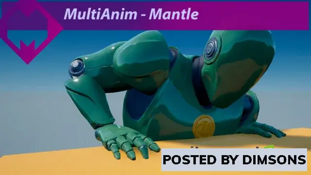 Unreal Engine Animations MultiAnim - Mantling v5.0