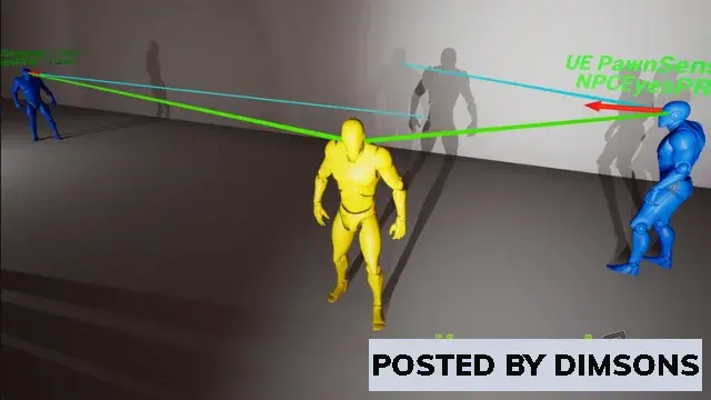 Unreal Engine Code Plugins NPC Eyes Sight System - PRO. NPCs can see shadows! v5.3