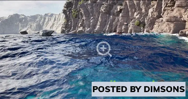 Unreal Engine Blueprints Ocean System for Rendered Cinematics v5.0