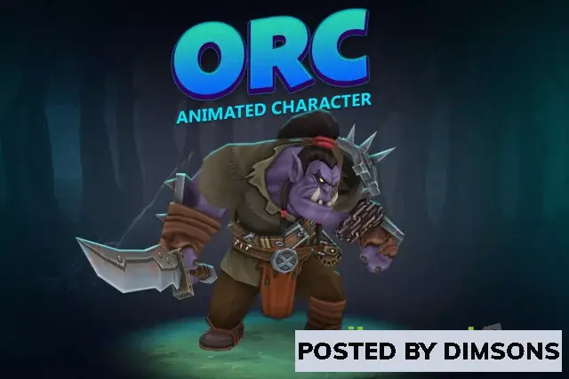 Unity 3D-Models Orc animated character v1.0