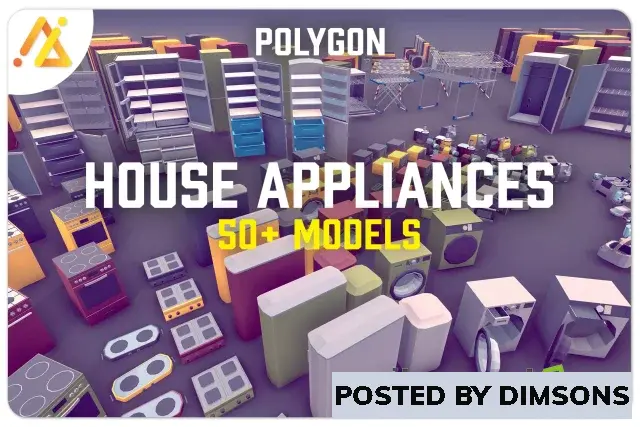 Unity 3D-Models POLY - House Appliances v1.0