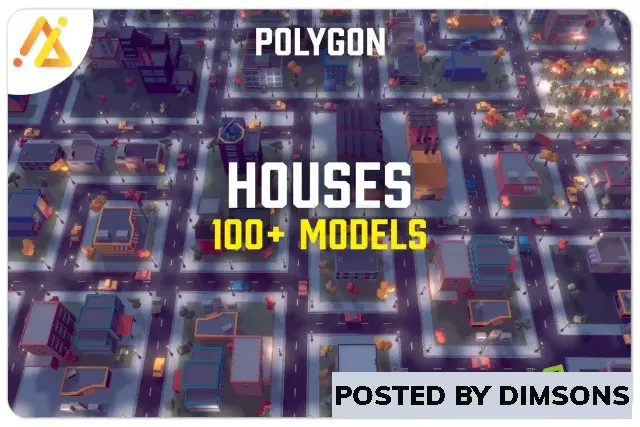 Unity 3D-Models POLY - Houses v1.0