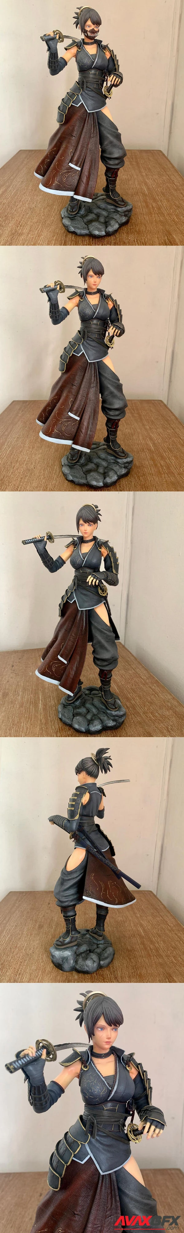 Samurai Girl – 3D Print