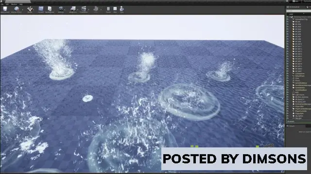 Unreal Engine Visual FX SplashesFxPack v4.27+