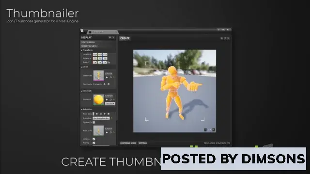 Unreal Engine Code Plugins Thumbnailer v5.0