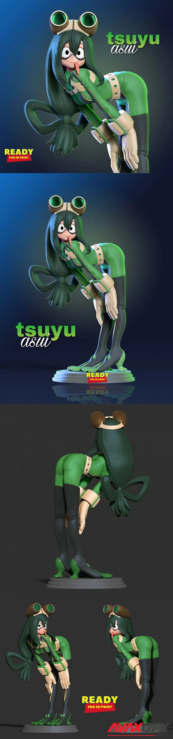 Tsuyu Asui – 3D Print