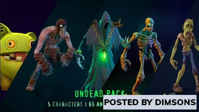 Unreal Engine Characters Undead Pack v4.20-4.27, 5.0-5.3