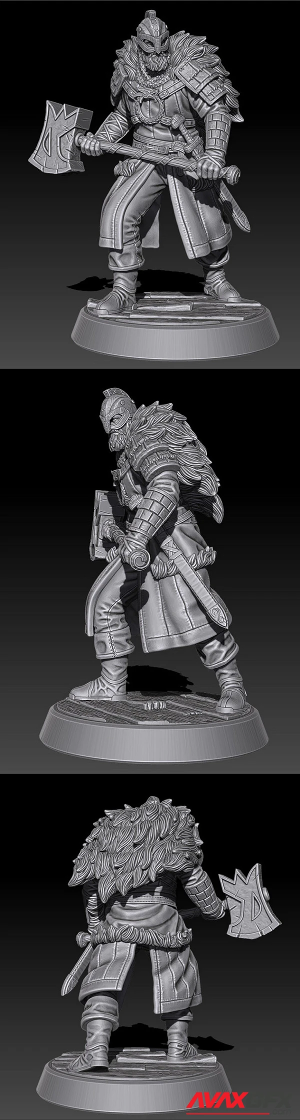 Viking Berserker – 3D Print