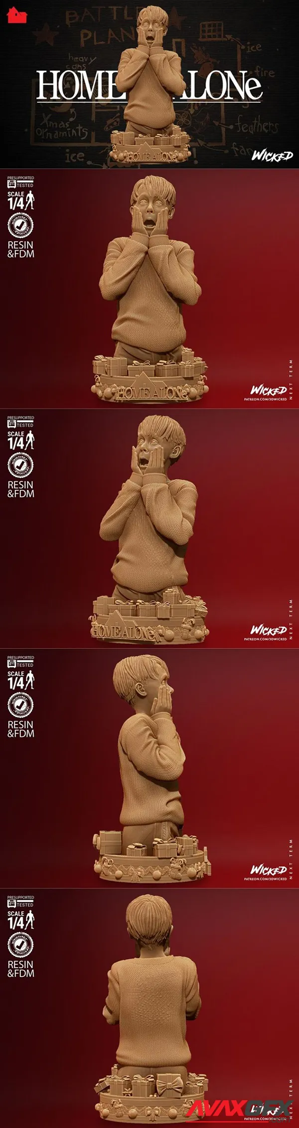 Wicked – Kevin HA Bust – 3D Print