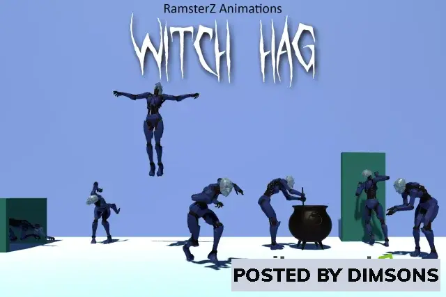 Unity Animations Witch Hag Animations v1.0